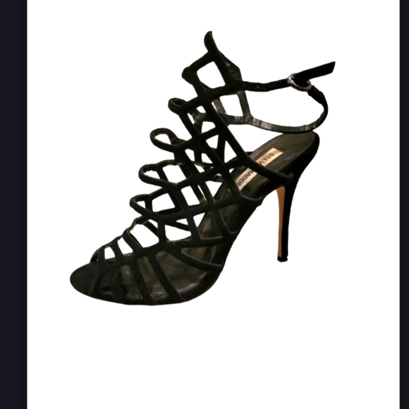 Steve Madden Shoes - Steve Madden Velvet Strappy Pumps s7
